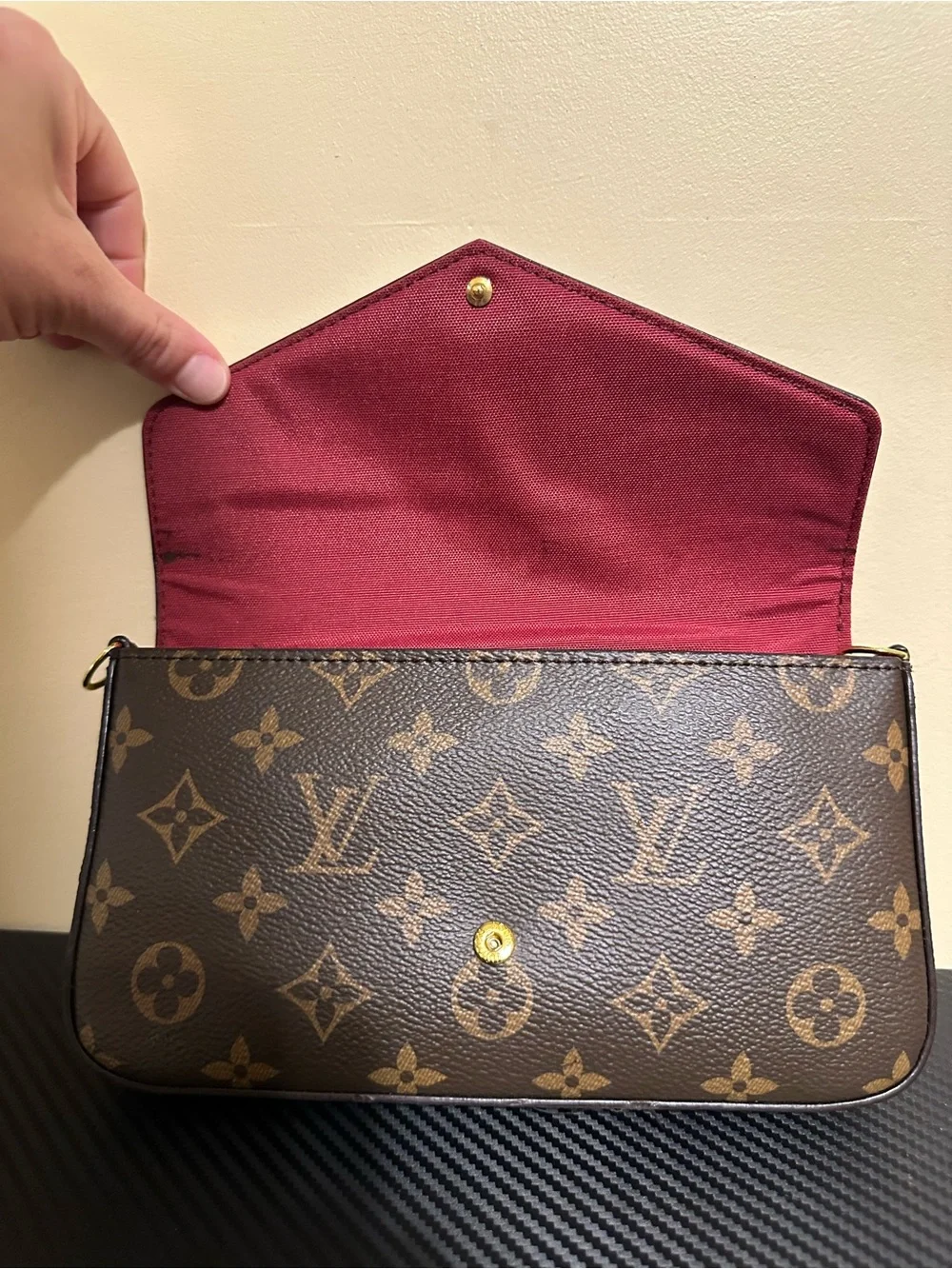 Brown clutch